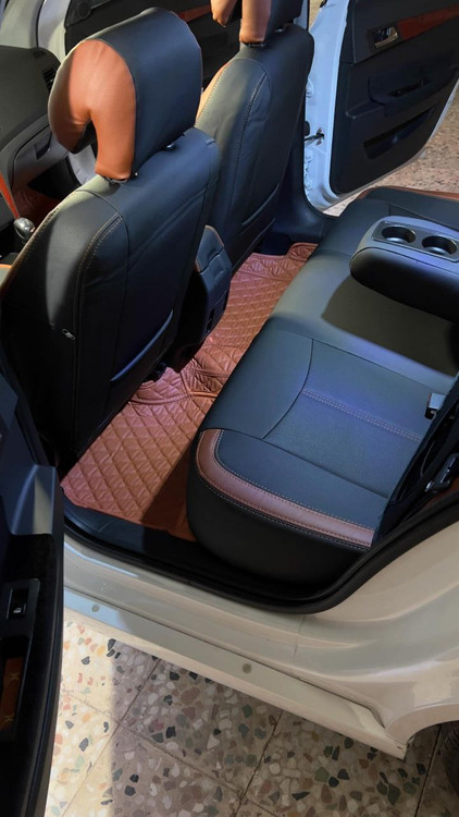 ظاهر لوکس کابین دنا پس از نصب کفپوش پنجبعدی